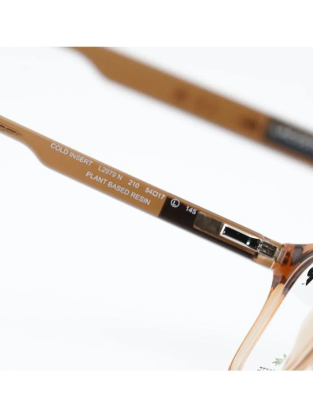 Lacoste L2979 N 210 Eyeglasses Transparent Brown 54mm Square Frame